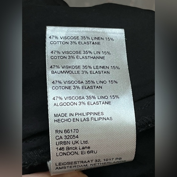 NWOT Anthropologie MAEVE The Portside Button-Front Jumpsuit - Black - Picture 7 of 9